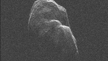 Satellite spies asteroid Toutanis tumbling through space