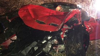 Alleged drunk driver crashes $385,000 Ferrari into ravine