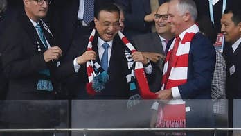 Chinese premier wraps up Australia trip with football match