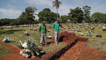 Small Brazilian city prepares to bury remains of soccer club