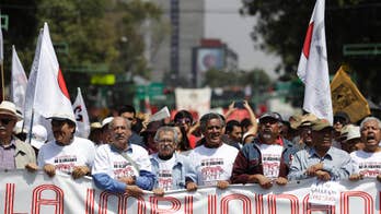 Mexican students march to mark anniversary of 1968 massacre