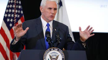 Pence lands in South Korea after North's failed launch