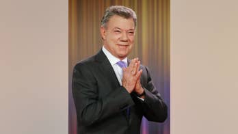Colombia's Santos to donate Nobel Prize money to victims