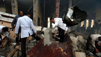 Officials: Saudi-led coalition airstrike hits Yemen funeral