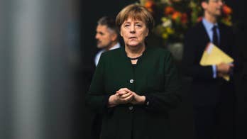 Germany's Merkel: keep working on 2-state Mideast solution