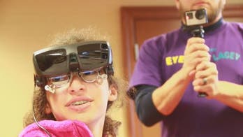 Device with HD screens helps Pennsylvania girl see for first time