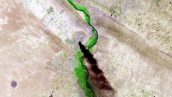 This battle against ISIS could be seen from space