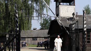 The Latest: Pope arrives at Auschwitz death camp