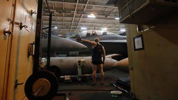Planes launched off US carrier in Gulf pound IS militants