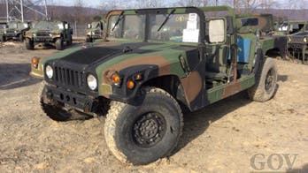 Newest surplus military Humvee yet up for auction
