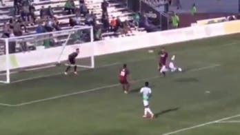 A flip throw to a bicycle kick? This goal is amazing