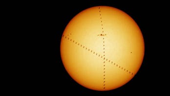 Bird photobombs the Space Station and Sun in awesome photo
