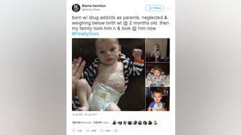 Boy's transformation from drug-addicted newborn to healthy toddler goes viral