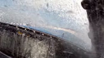 Fire extinguisher blinds racer at 390 mph