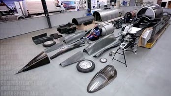 Bloodhound SSC ballistic testing shoots bits of wheel at driver at 2,300 MPH