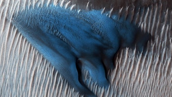 NASA unveils stunning 'blue dune' image seen on Mars