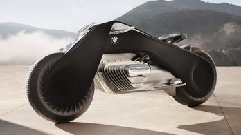 BMW's Vision Next 100 motorcycle won't fall down