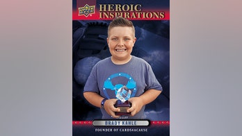 Boy raises more than $13G selling baseball card collection for 2 friends with cancer