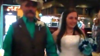 Father walks daughter down aisle days after risky brain surgery