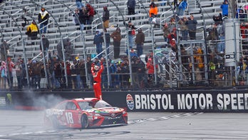 Kyle Busch wins rain-delayed Bristol NASCAR race