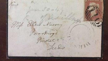 Rare envelopes addressed by Charlotte Bronte up for auction