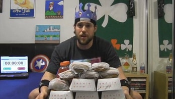 Man eats all the burgers on the Burger King menu  in 24 minutes