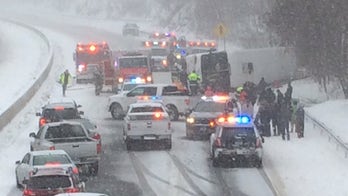 Bus bound for casino crashes on I-95 in Connecticut, dozens reported hurt