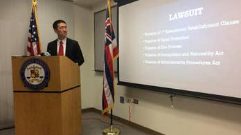 The Latest: Hearing starts on extending block to travel ban