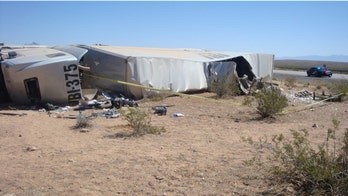 Truck full of 8 million dimes crashes in Nevada, spilling money across the desert