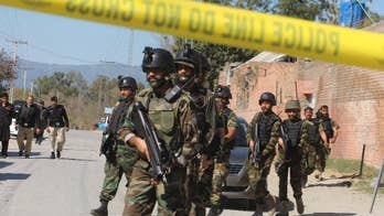 Pakistani lawyers protest court bombing that killed 7