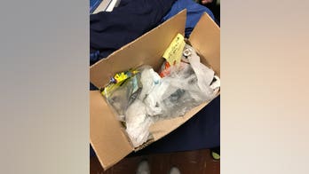 College kid says his mom sent him a care package of trash