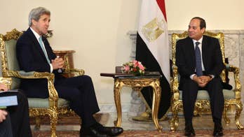 Kerry, el-Sissi discuss stalled Arab-Israeli peace efforts
