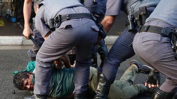 Brazil protesters, police clash outside presidency office