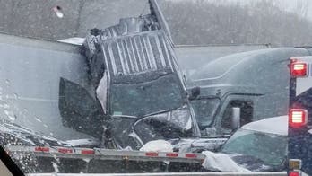 30-car and 12-car crashes on Missouri highway leave 1 dead, others injured