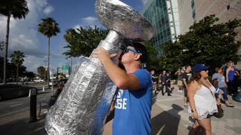 The Latest: Bishop in goal for the Tampa Bay Lightning