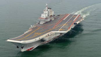 China's 1st aircraft carrier carries out live-fire exercise