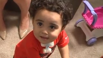 Toddler severely injured after swallowing button battery makes remarkable recovery
