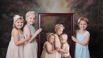 Young cancer survivors who went viral pose for updated photo