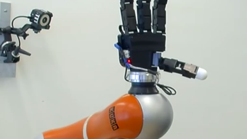 Robot arm can catch flying objects