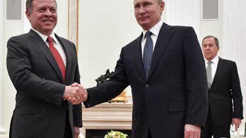 Putin, king of Jordan hail Syria peace talks in Kazakhstan