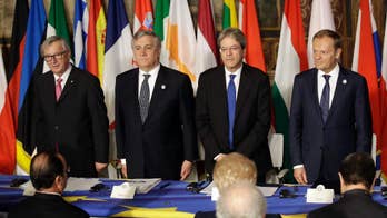 EU leaders mark bloc's 60th anniversary as turning point
