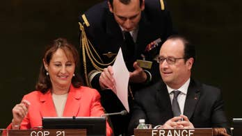 The Latest: UN says history in making at climate signing