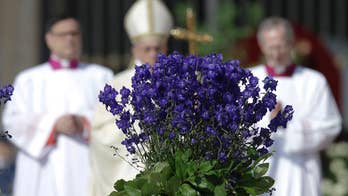 Pope at Easter recalls victims of 'blind, brutal terrorism'