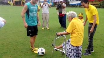 102-year-old woman gets to play with team she's supported for over 90 years