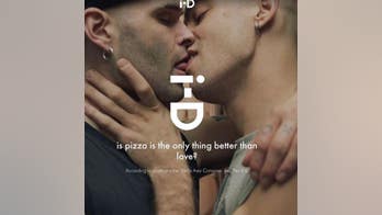 Instagram mistakenly removes a photograph of two men kissing