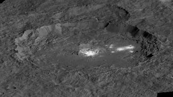 Dwarf planet Ceres' bright spots suggest an ancient ocean