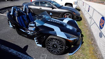 What a ride! Mets star Cespedes puts on car show at camp