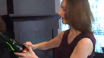 How to open a Champagne bottle with a saber