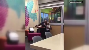 Shy 3-year-old hugs Fort Worth police officer