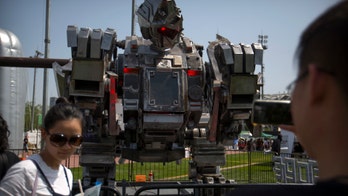 Chinese firm unveils giant 'Monkey King' gladiator robot